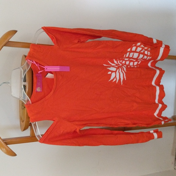 Macbeth Collection Orange Beach Cover Up - Picture 1 of 4